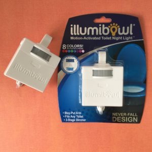 illumibowl toilet night light motion