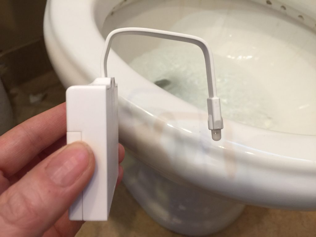illumibowl toilet night light motion