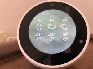 amazon echo spot review how to