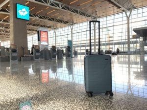 Away smart luggage, suitcase, charging