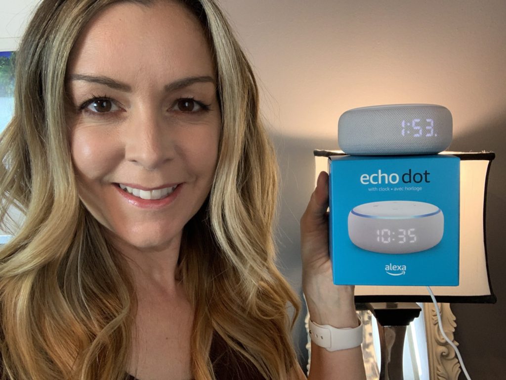 amazon echo dot clock, review
