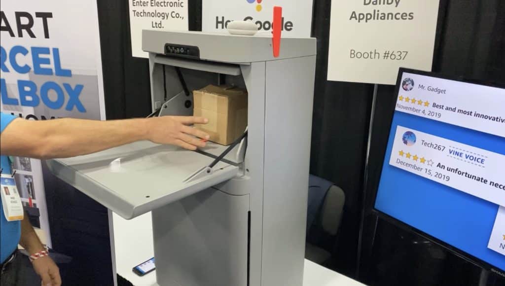 Danby package, secure parcel, theft, CES 2020