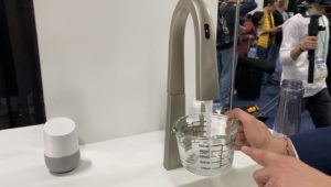 u by moen, tap, smart connected, CES 2020