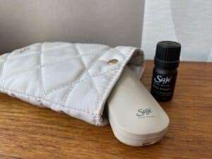 saje, aroma me, on the go, diffuser, portable, rechargeable, essential, oil, review, deep breath, erin, tecch, technology, lifestyle, blogger, vlogger, canada, usa, america