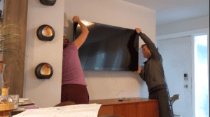 Samsung frame tv, 2021, how to, install, wall mount